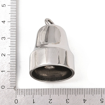 304 Stainless Steel Bell Pendants STAS-Z171-21P-1