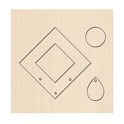 Wood Cutting Dies DIY-WH0169-84-1