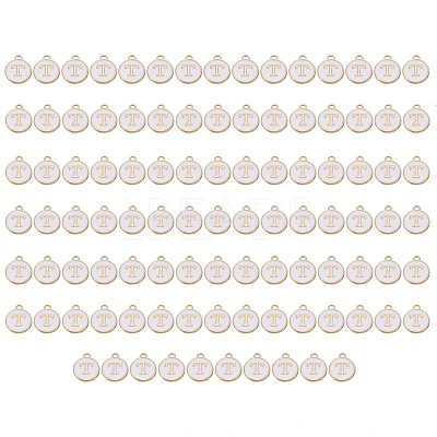 Golden Plated Enamel Alloy Charms ENAM-SZ0001-26A-T-1