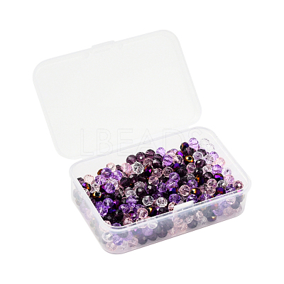 Glass Beads Strands EGLA-YW0001-14B-1