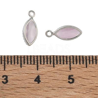 Brass & Cat Eye Pendants CE-CBA3C0B-01P-1