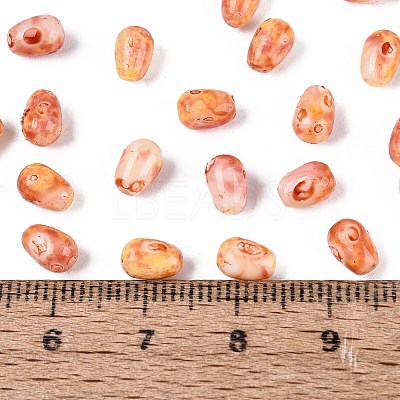 Picasso Glass Seed Beads SEED-N012-10C-1
