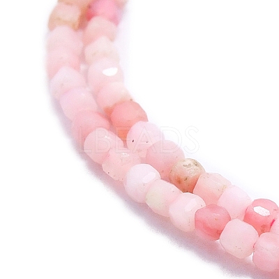 Natural Pink Opal Beads Strands G-P457-B01-29-1