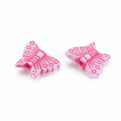 Craft Style Opaque Acrylic Beads MACR-T036-18-1