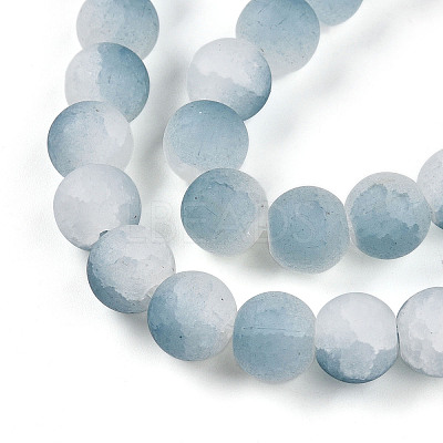 Crackle Glass Beads X1-GLAA-N009-10mm-06-1