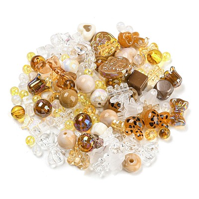 Opaque & Transparent Acrylic Beads MACR-T045-01J-1