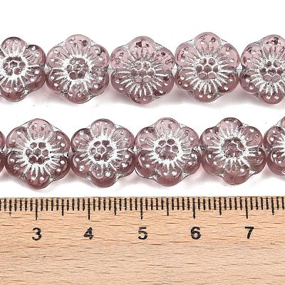 Czech Pressed Glass Beads GLAA-I061-32A-1