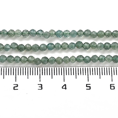Natural Green Apatite Beads Strands G-G105-A01-02-1