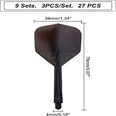 Plastic Dart Shafts Darts Accessory FIND-FH0002-41-1