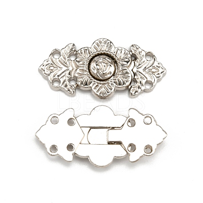Alloy Snap Clasps FIND-WH0108-17P-1