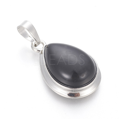 Natural Agate Pendants G-L512-C28-1