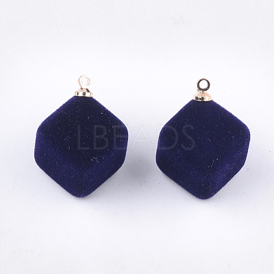 Flocky Acrylic Pendants FIND-T046-30-03-1