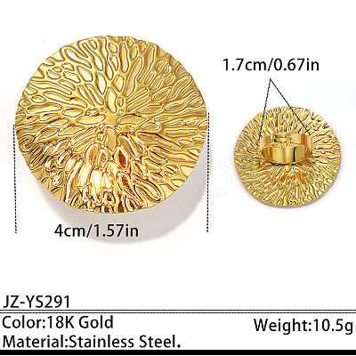 304 Stainless Steel Finger Rings WG6EAA7-01-1