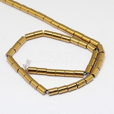 Electroplate Non-magnetic Synthetic Hematite Beads Strands G-J162-A-02-1