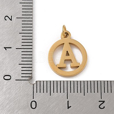 304 Stainless Steel Charms
with Jump Ring LS-STAS-R001-02G-A-1