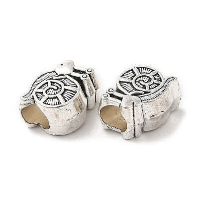 Tibetan Style Alloy European Beads PALLOY-I220-03AS-1