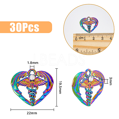30Pcs Alloy Pendants FIND-DC0003-14-1