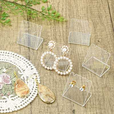 Organic Glass Earring Displays X-EDIS-N001-03A-1