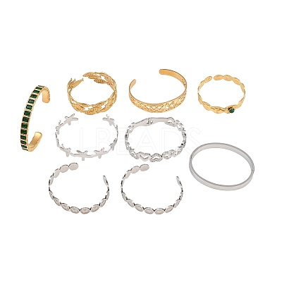 Stainless Steel & Brass Cuff Bangles SA-XCP0001-03-1