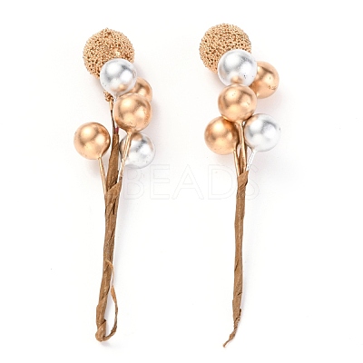 Foam Artificial Christmas Berries with Branch DIY-B019-02D-1