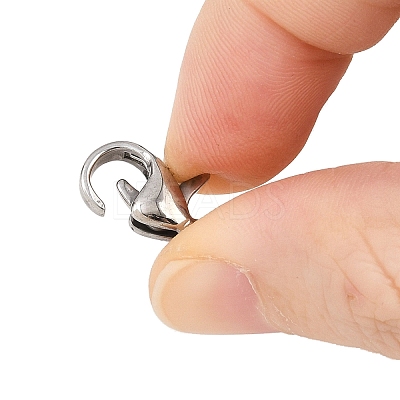 Tarnish Resistant 304 Stainless Steel Lobster Claw Clasps STAS-AB16-1