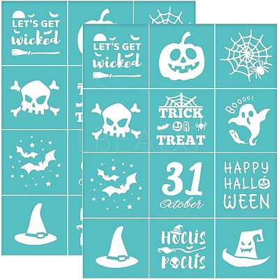 Self-Adhesive Silk Screen Printing Stencil DIY-WH0173-021-K-1