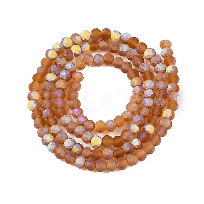 Transparent Glass Beads Strands EGLA-A044-T3mm-MB04-1