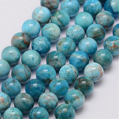 Natural Apatite Beads Strands G-D856-01-8mm-1
