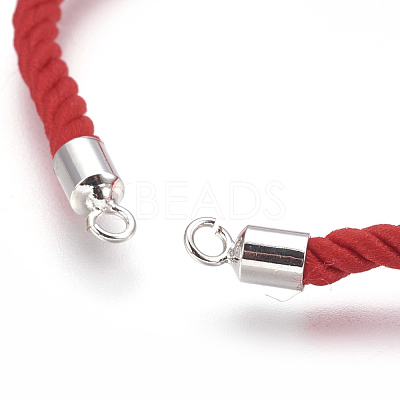 Cotton Cord Bracelet Making KK-F758-03F-P-1