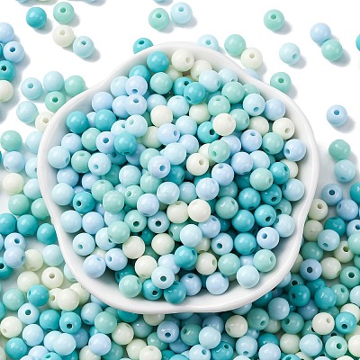 Opaque Acrylic Beads SACR-Q004-01C-1