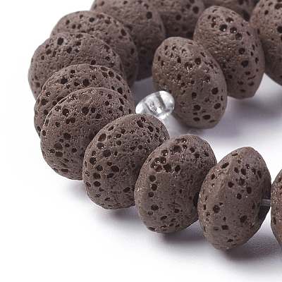 Natural Lava Rock Beads Strands G-F671-01B-13-1