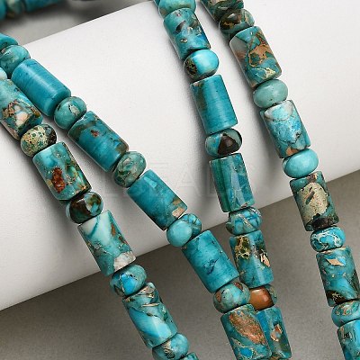 Dyed Synthetic Imperial Jasper Beads Strands GG-CBAA20A-02A-1