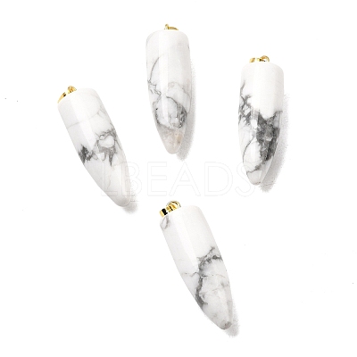 Natural & Synthetic Gemstone Pointed Pendants G-D040-01G-1