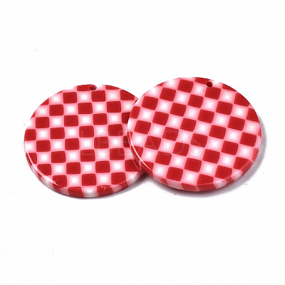 Opaque Cellulose Acetate(Resin) Pendants KY-Q057-002B-A02-1