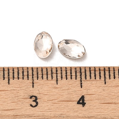 Glass Rhinestone Cabochons RGLA-P037-08A-D261-1