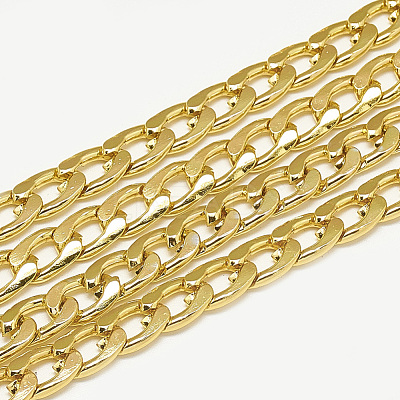 Unwelded Aluminum Curb Chains X-CHA-S001-070B-1