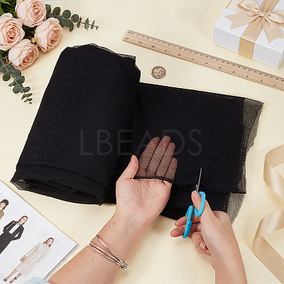 5 Yards Polyester Mesh Fabric DIY-WH0750-411A-1