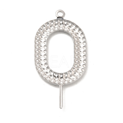 Non-Tarnish 304 Stainless Steel Pendants STAS-B032-19P-1