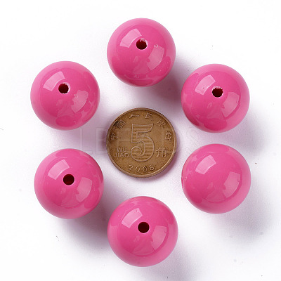 Opaque Acrylic Beads X-MACR-S370-C20mm-A13-1