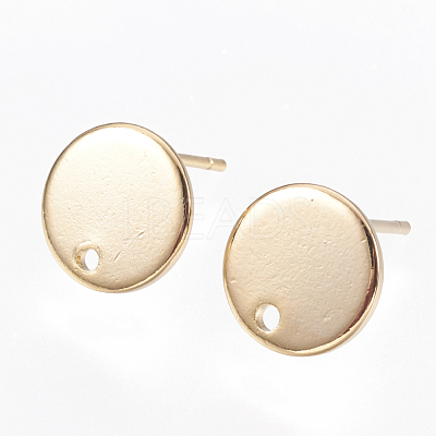 Brass Stud Earring Findings KK-T029-118G-1
