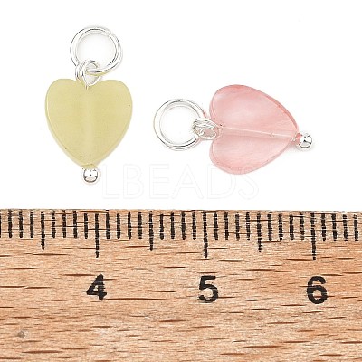 Natural & Synthetic Mixed Gemstone Pendants PALLOY-JF05586-02-1