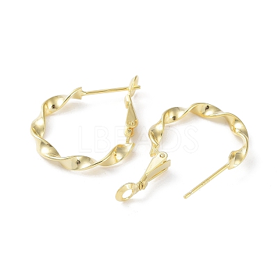 925 Sterling Silver Leverback Earrings EJEW-K258-20G-1