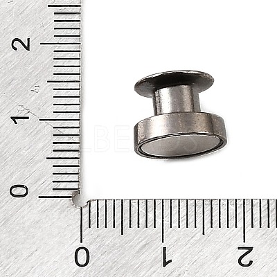 Magnetic Alloy Secure Locking Pin Backs AL-CBA1C1D-01B-1