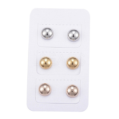 304 Stainless Steel Ear Studs EJEW-G210-01-1