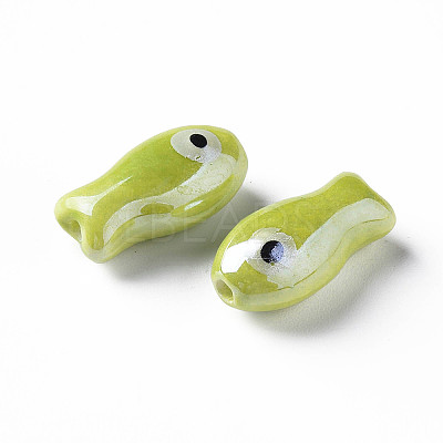Handmade Porcelain Beads PORC-T007-06B-1