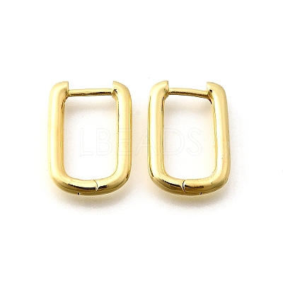 Brass Huggie Hoop Earrings X-EJEW-F245-04G-A-1