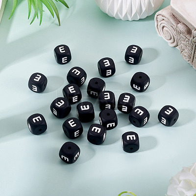20Pcs Food Grade Eco-Friendly Silicone Beads SIL-TADJ0001-04E-1