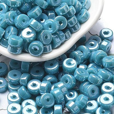 Opaque Colours Luster Glass Seed Beads SEED-E001-P3x6mm-A10-1