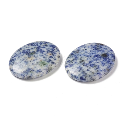 Natural Blue Spot Jasper Worry Stone for Anxiety Therapy G-B036-01N-1