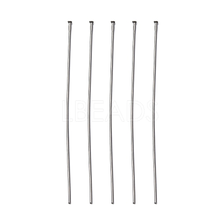 304 Stainless Steel Flat Head Pins X-STAS-R046-65mm-1